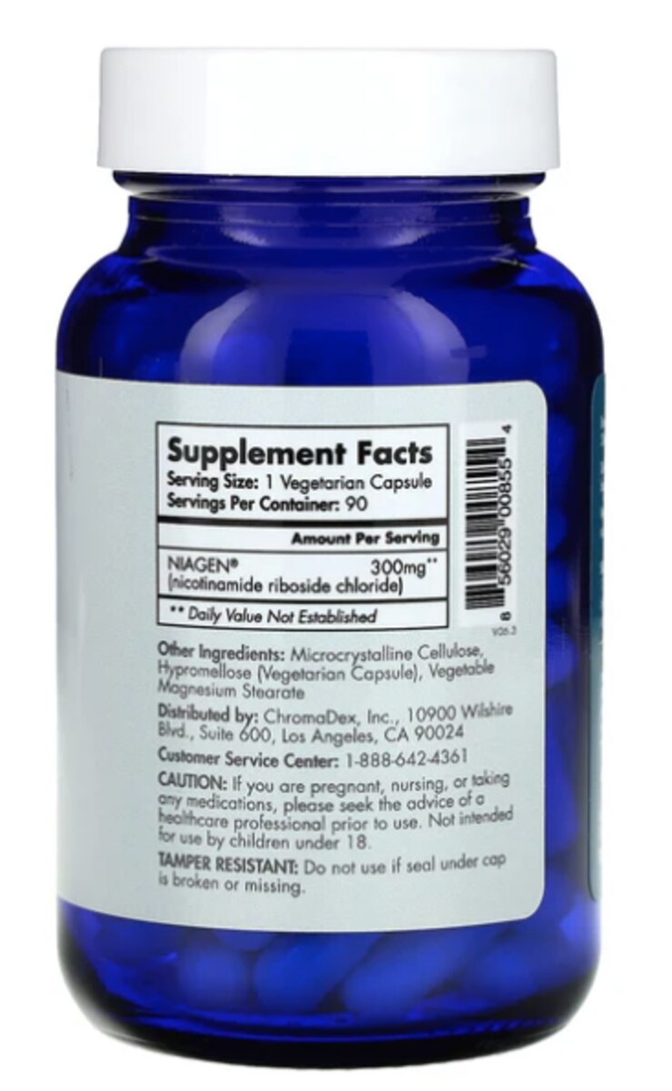 TRU NIAGEN 300MG, 90 CAPS, 2/PK